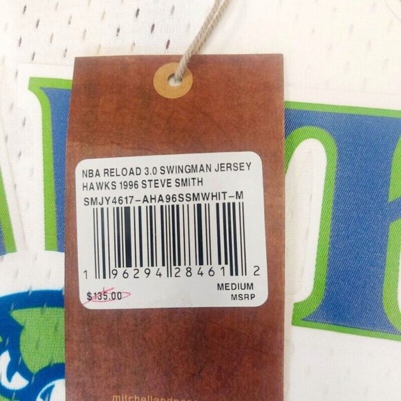 Mitchell & Ness Reload 3.0 Steven Smith 1996-97 Swingman Jersey Mens Size Medium - Picture 5 of 9